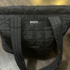 Reebok Black Quilted Shoulder Bag